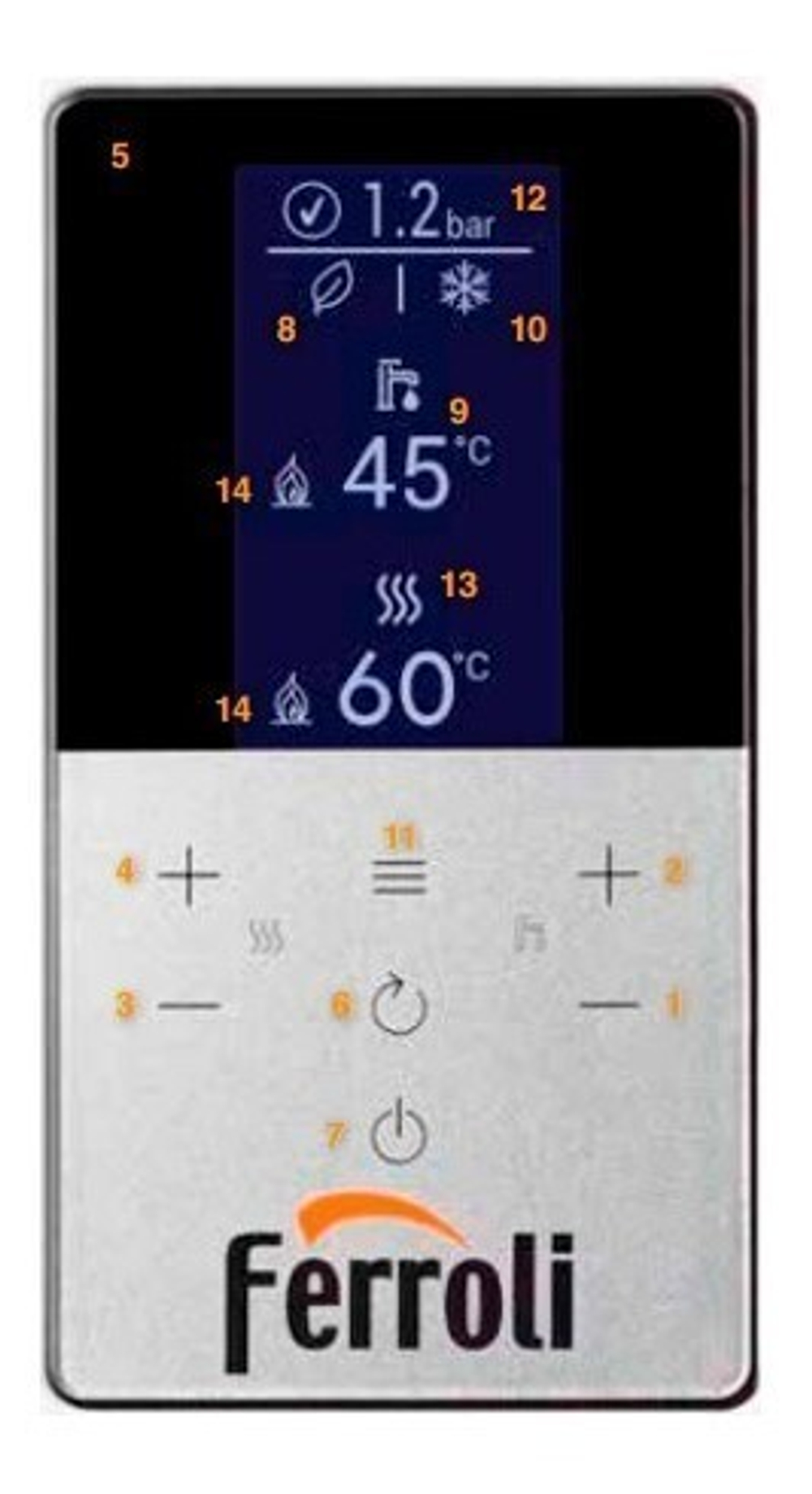 Настенный газовый котел Ferroli Bluehelix Hitech RRT 45 H (EU)