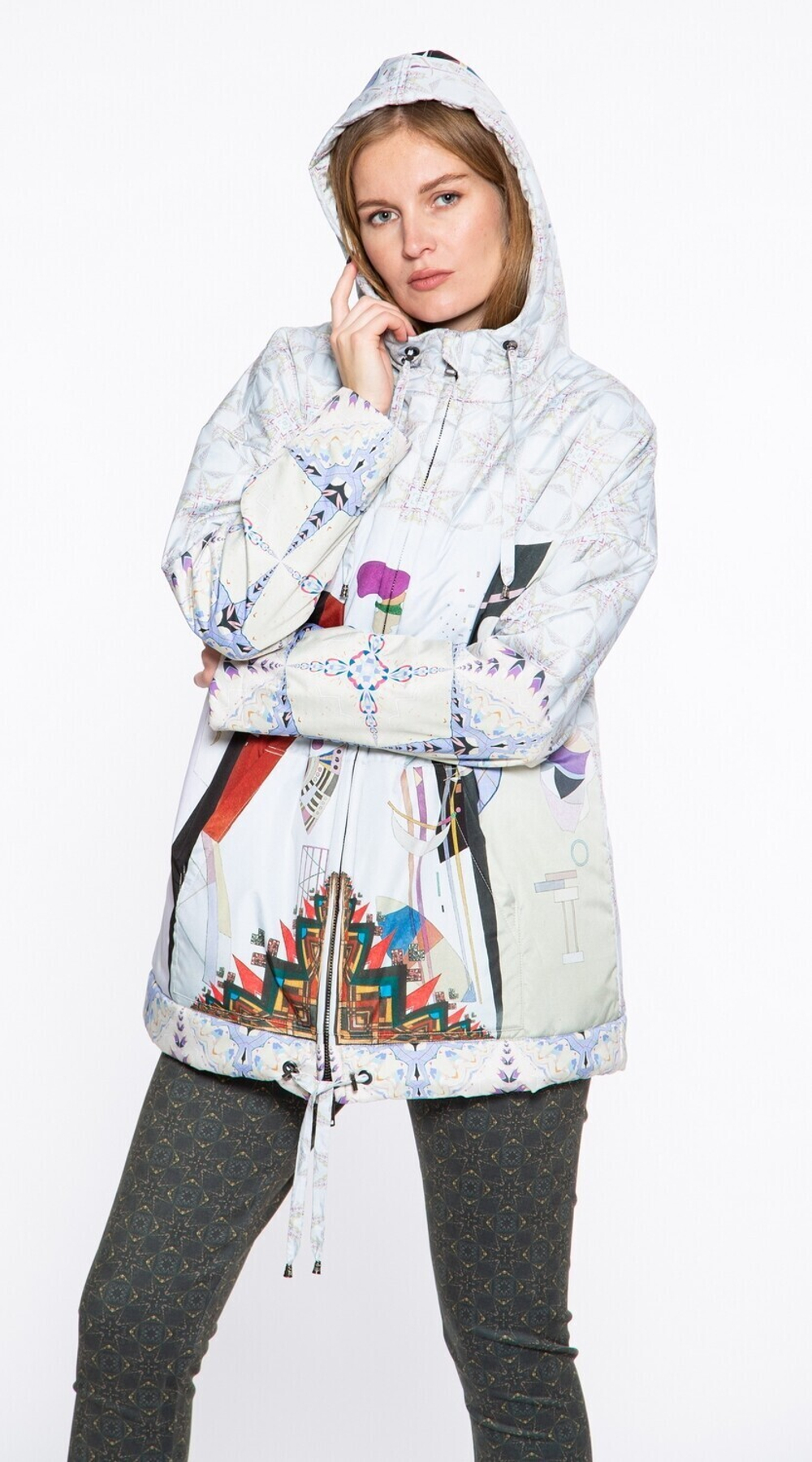 Куртка "Кандинский", по мотивам абстрактной живописи Василия Кандинского