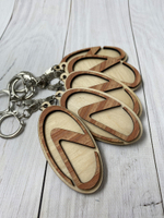 брелок авто лексус фанера