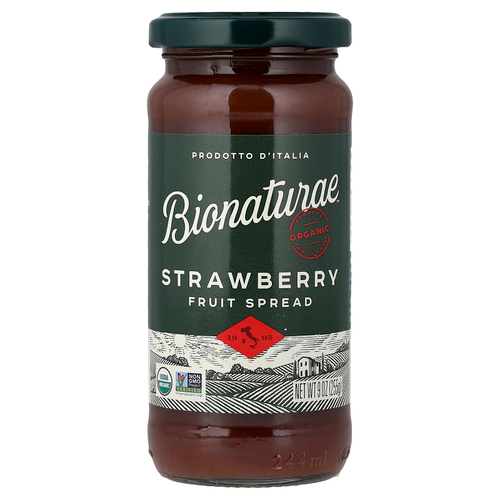 Bionaturae, органический фруктовый спред, клубника, 255 г (9 унций)