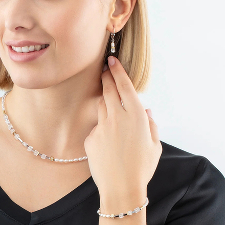 Серьги Coeur de Lion White 1126/20-1400