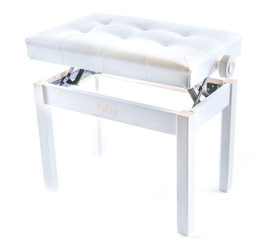 Банкетка для пианино Fabio BA212 Белая