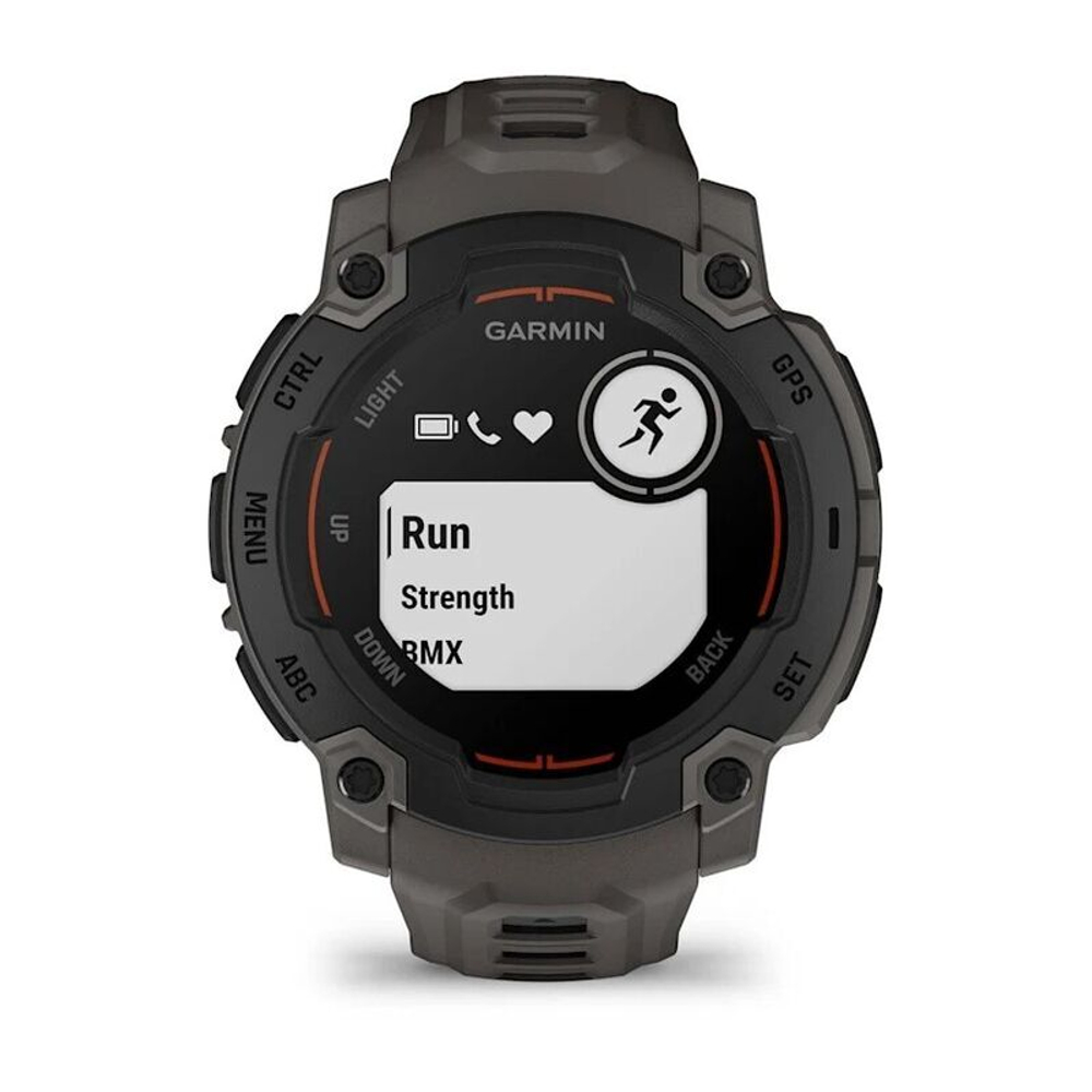 Умные часы Garmin INSTINCT E 45 мм BLACK Charcoal Band