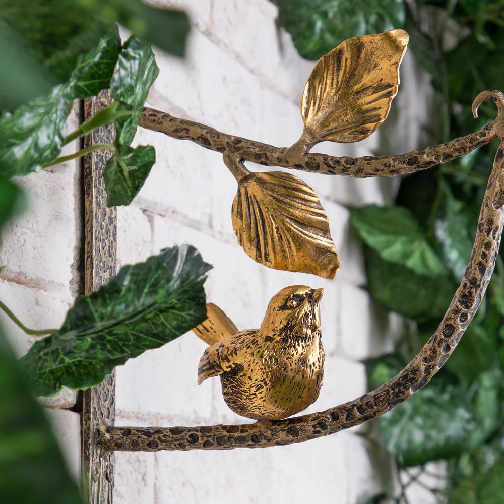 Кронштейн для цветов Терра Ливз Бронза