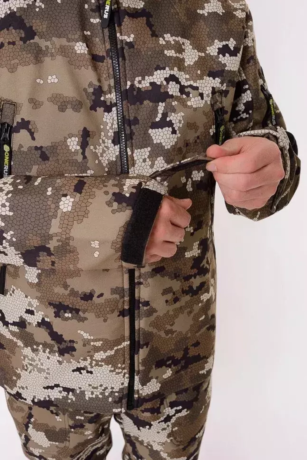 Демисезонный мужской костюм Onerus Тактика (Полофлис) Бежевый