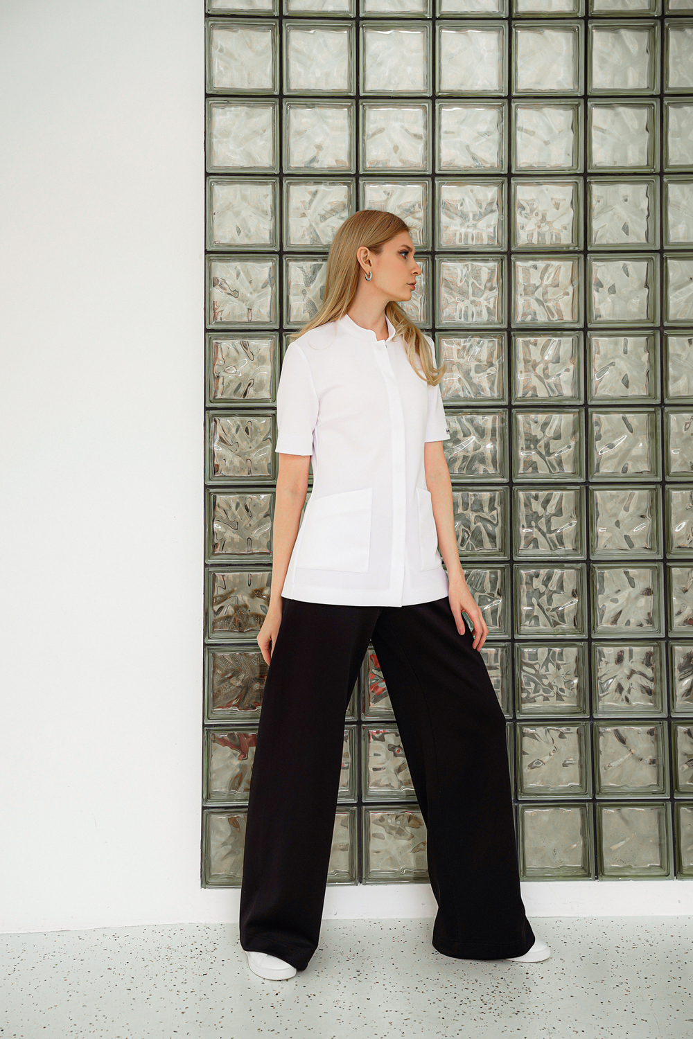 Блуза с кнопками