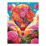 Картина по номерам 28,5*38см "Цветочный шар" (Lori)