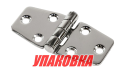 Петля 77х40х2 мм, трапециевидная, нержавеющая (упковка из 30 шт.)