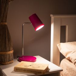 ULM-B600 6W-4500K-DIM RED Светильник настольный светодиодный. 6W. Сенсорный выключатель. Диммер. Розовый. ТМ Uniel