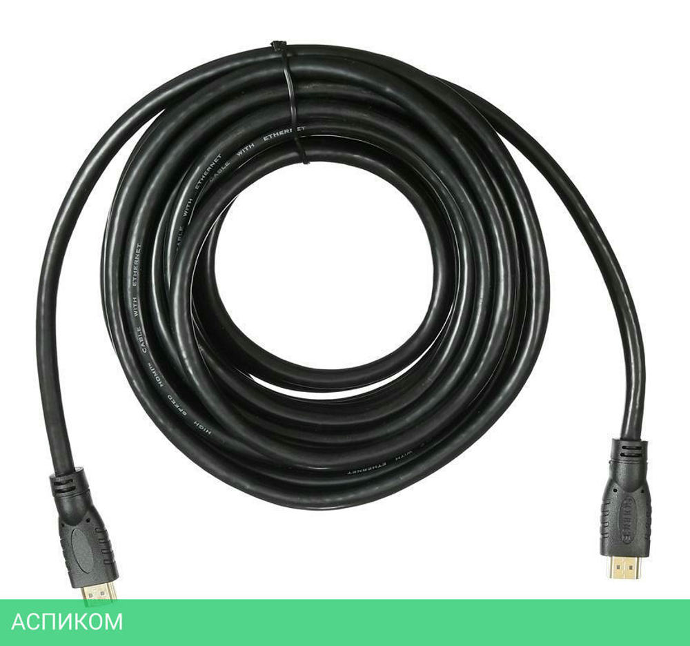 Кабель Buro HDMI (m)/HDMI (m) 10м черный (BHP HDMI 2.0-10)