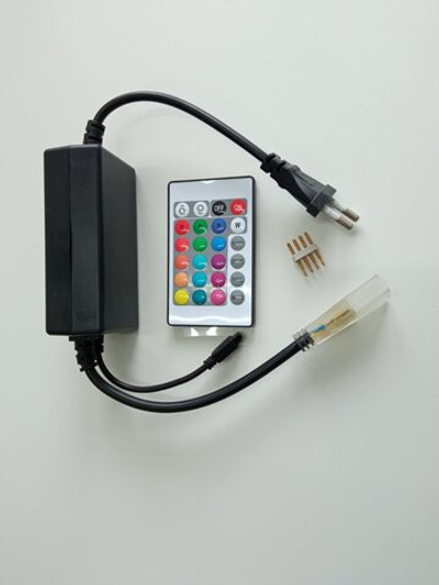 Контроллер RGB, SMD5050/60, 220V, с пультом, 700W