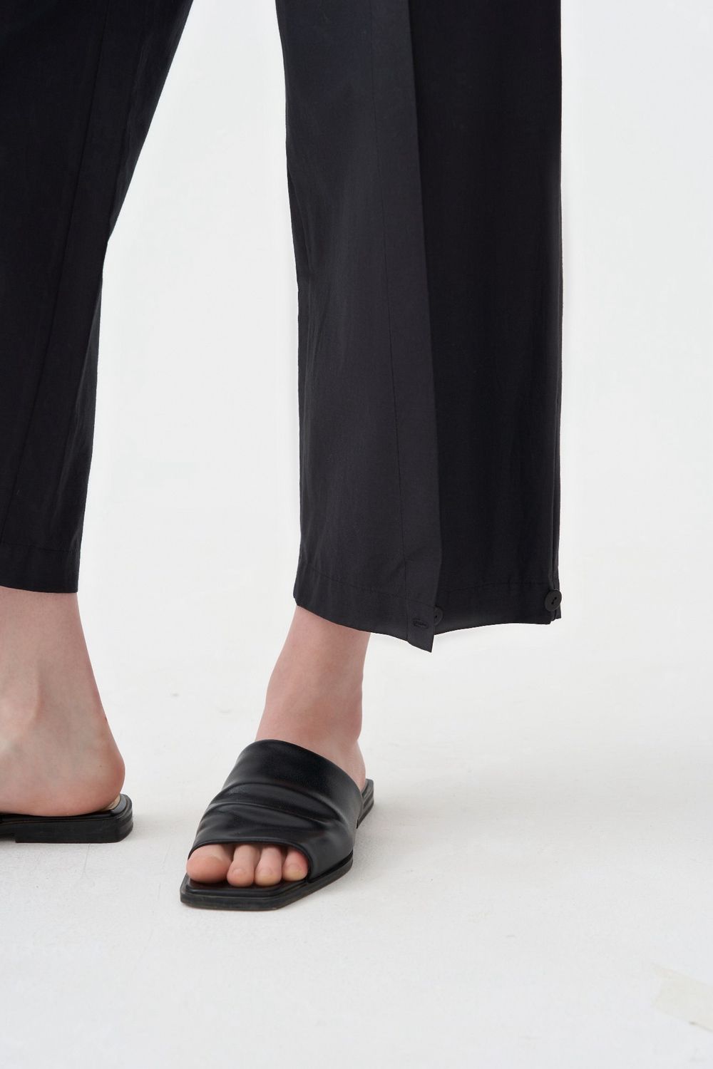 Черные укороченные брюки Тамбовчанка