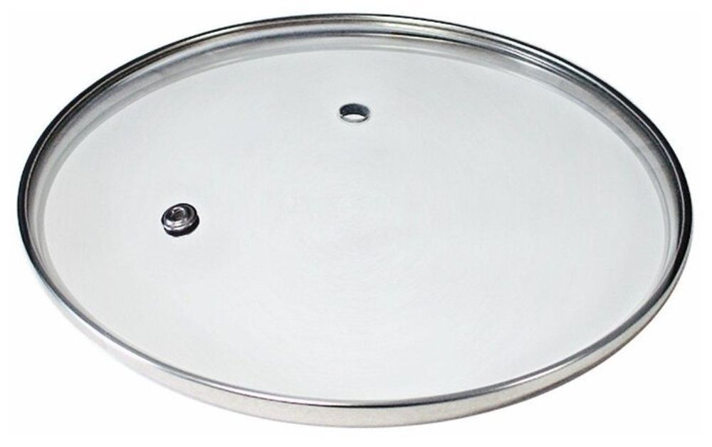 Крышка стеклянная с металическим ободом TimA 4626н 26 см