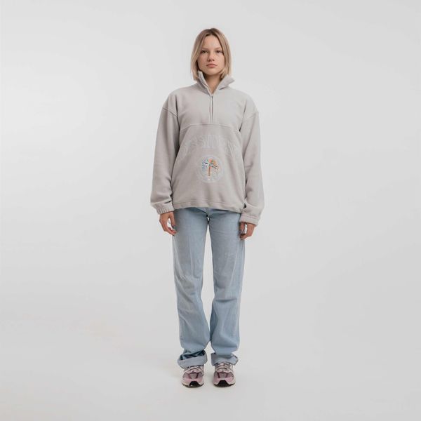 Толстовка Флисовая "DZ" Серая - фото 4