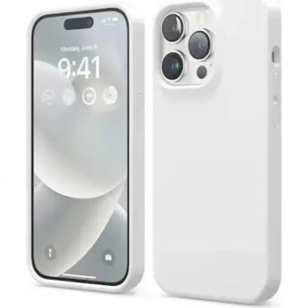 Чехол-накладка Soft Touch для iPhone 15 Pro Max Белый