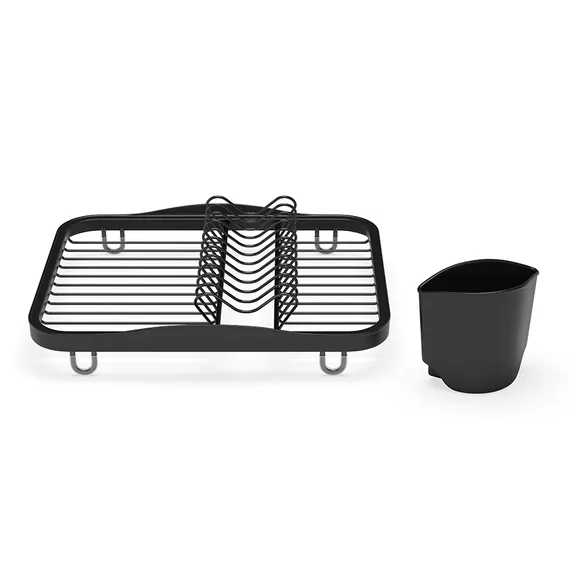 Сушилка для посуды sinkin, 28х14х35,5 см, черная