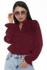 Блуза Модная Люкс (марсала) Diolche