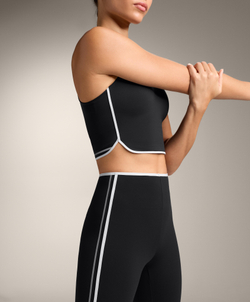 OYSHO Легинсы Compressive с высокой посадкой в ​​стиле ретро, черный