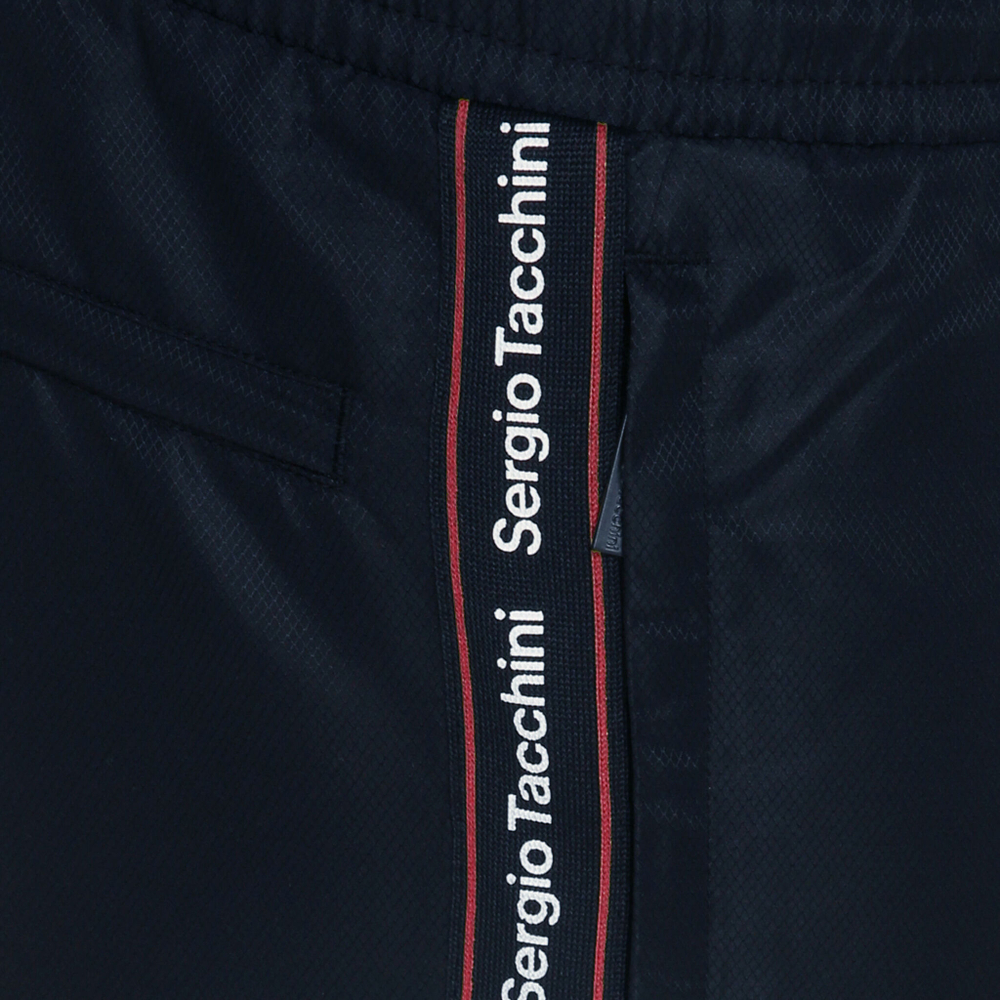 Мужские теннисные Костюмы Sergio Tacchini Meridiano Tracksuit Men - Dark Blue, White