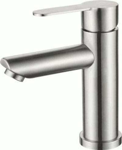 смеситель умывальник LEDEME картридж д.35мм с гайкой, нерж. L71003