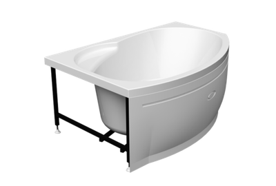 Фронтальная панель правосторонняя с креплением к ванне Монти