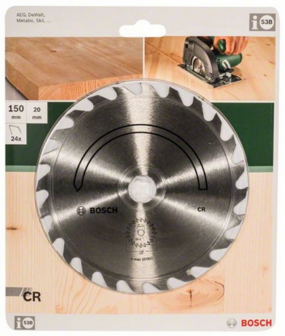 Диск пильный 150x20x24 BOSCH 2609256837