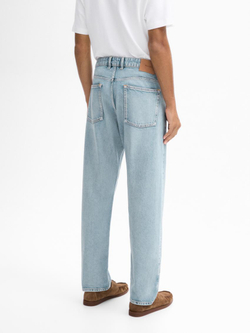 Massimo Dutti Плотные джинсы прямого кроя, индиго