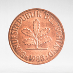 Germany, 2 Pfennigs, 1983, (Munich Mint - "D"), VF