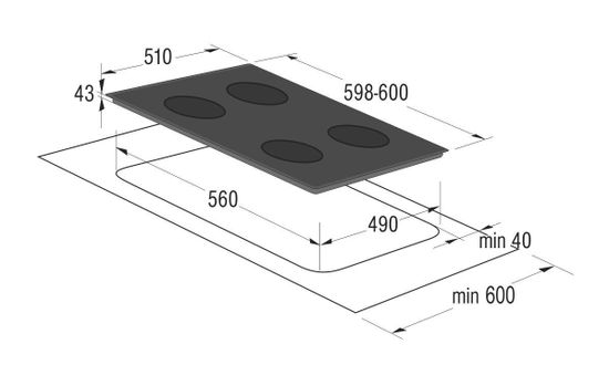 Индукционная варочная панель Gorenje IT 641 KR