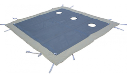 Универсальный пол к палатке для зимней рыбалки (2.30х2.30) 3 лунки