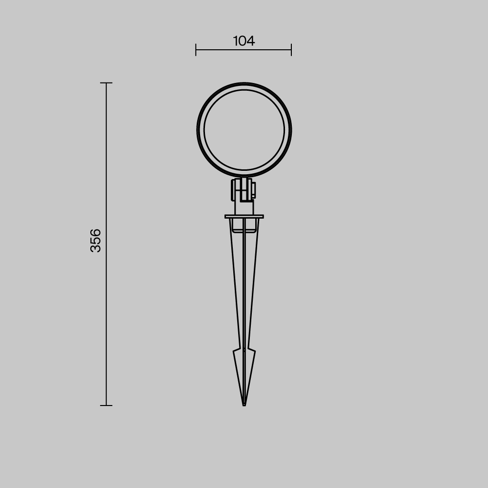 Ландшафтный светильник Outdoor O495FL-L25B3K