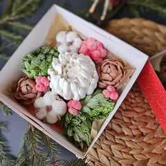 Новогодний зефир цветы «Хризантемы» / 16*16 см