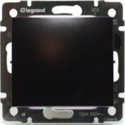 0306 Выкл 1 кл прох (Чёрный)