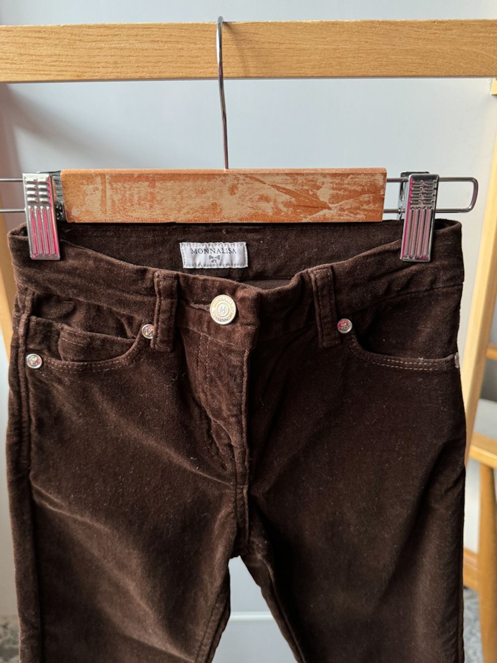 Велюровые брюки Monnalisa, 104