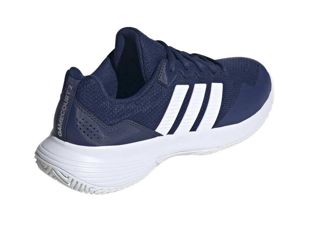 Мужские кроссовки теннисные Adidas GameCourt 2 M - dark blue/cloud white