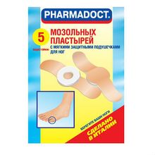 Pharmadoct Пластырь для ног мозольный, пакет 5 шт.