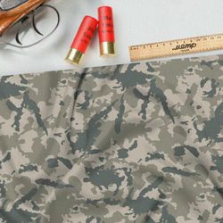 Ткань шелк Армани серо-зеленый хаки