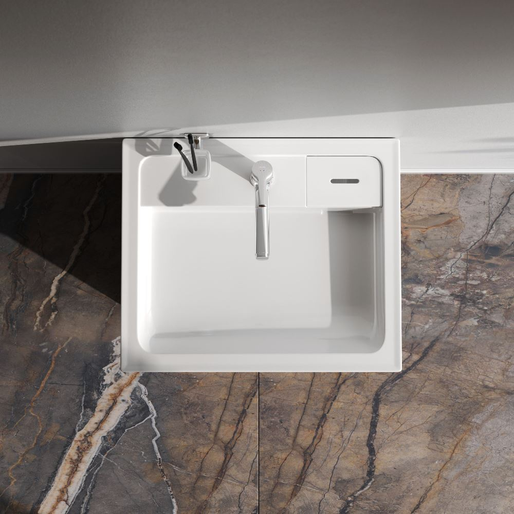 Раковина над стиральной машиной, 60х50 см AM.PM X-Joy M85WCC0601WG050