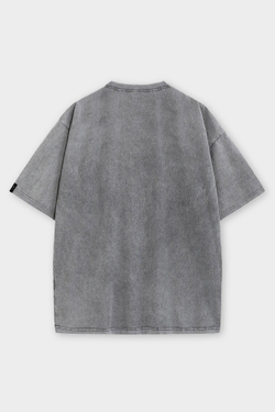 Футболка SHMOT "Asap" GARMENT DYE Серый