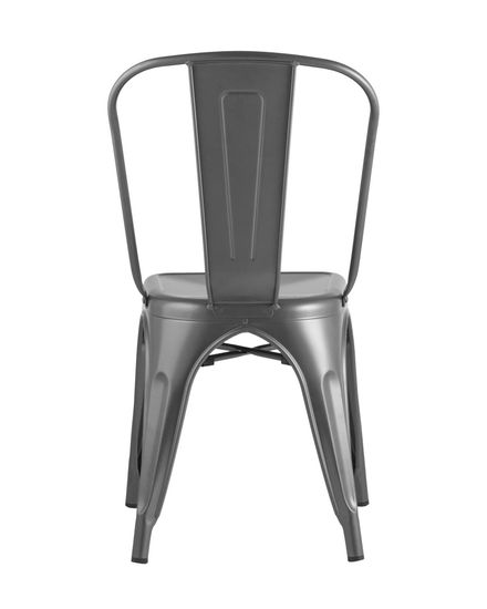 Стул TOLIX серебристый матовый