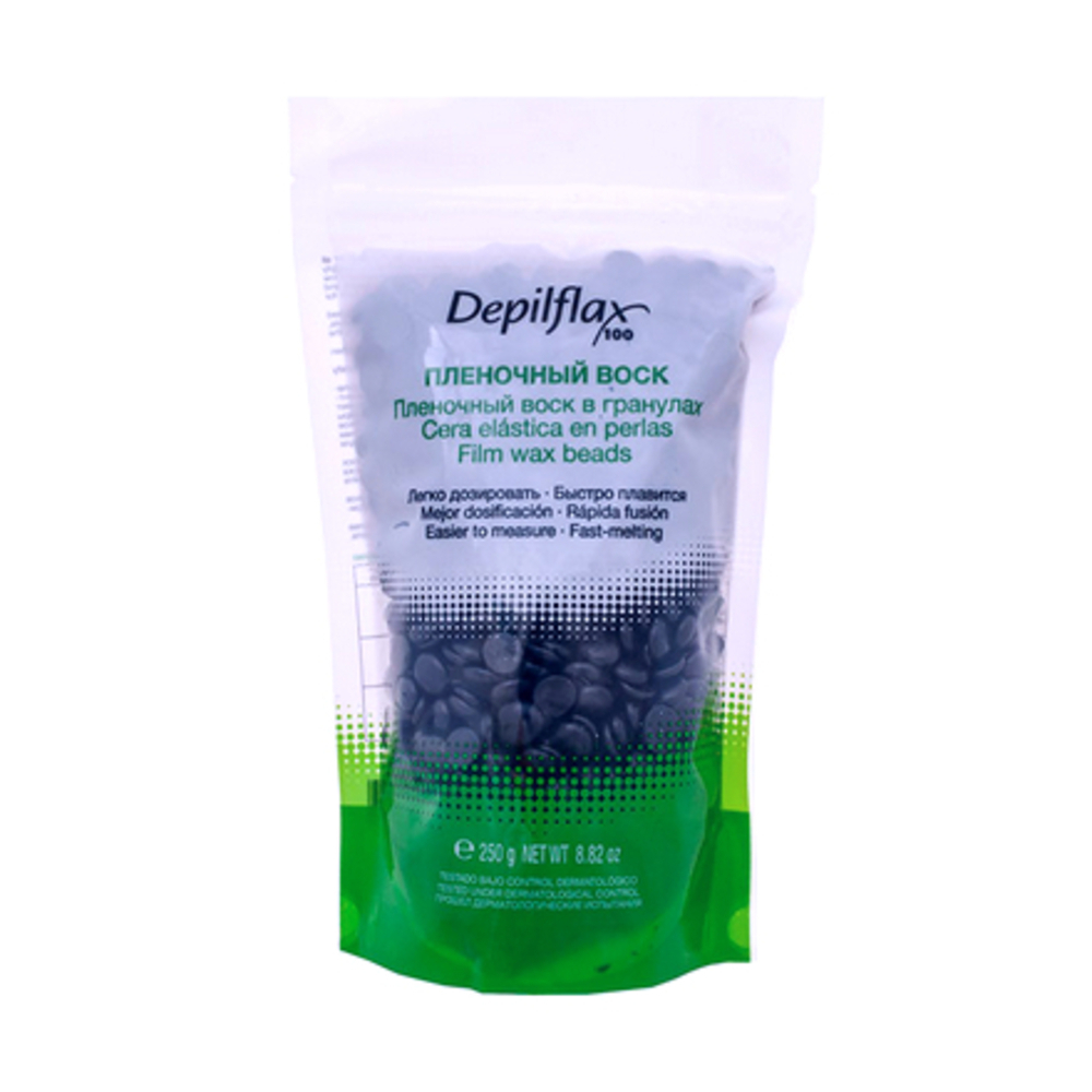 Depilflax Воск Пленочный EXTRA Elastic, в гранулах, Синий 250 гр