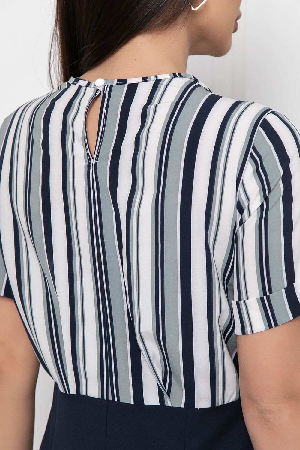 Платье "Фантазия" (блю/полоска) П5968 LT Collection (Акция)