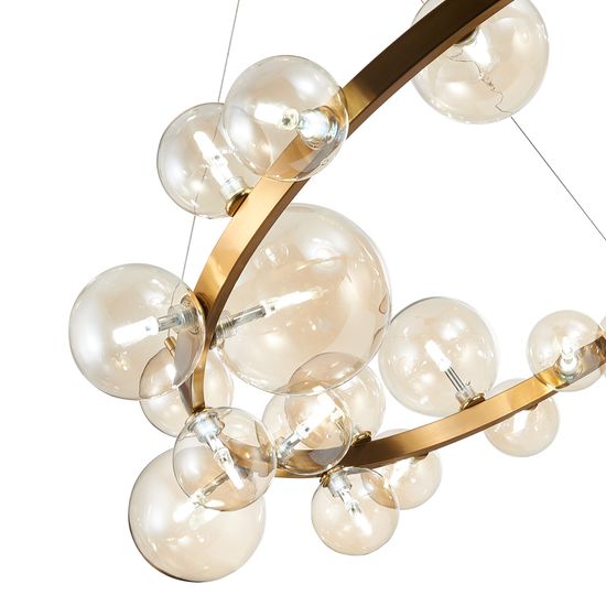 SL1165.303.24 Светильник подвесной ST-Luce Бронза/Коньячный G4 24*5W NECTON