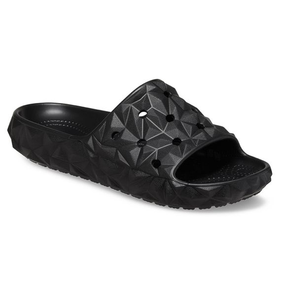 Crocs Classic Geometric Slide 2.0 'Black'