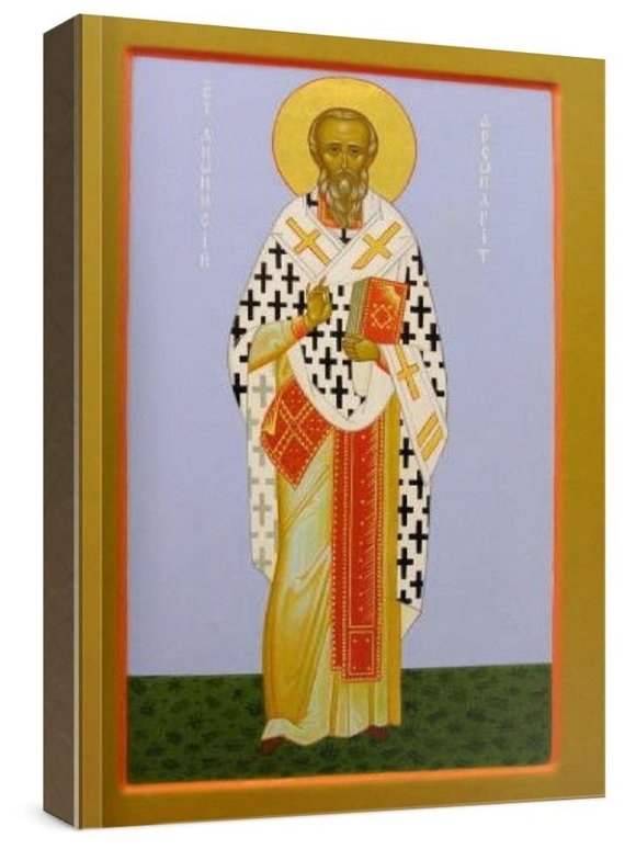 Дионисий Ареопагит (рукописная икона)