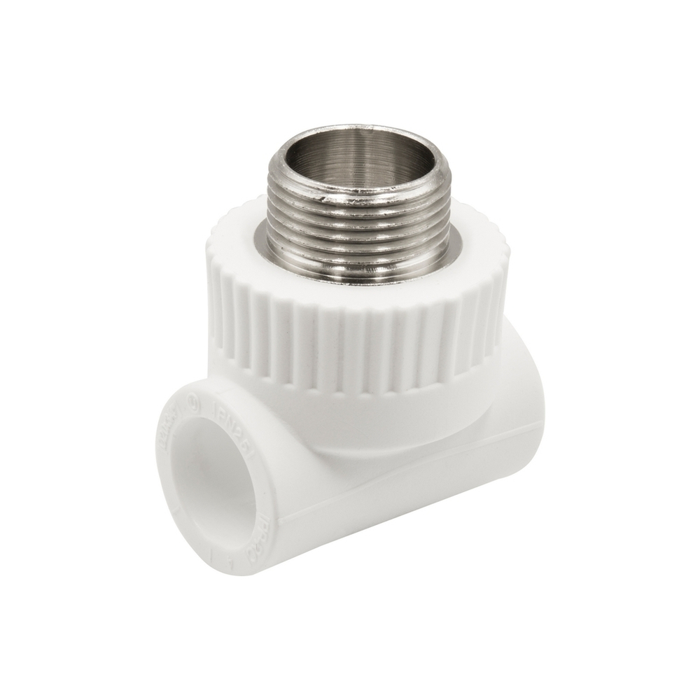 Тройник комб. нар 20х3/4''х20 EVER® plast БЕЛЫЙ (Россия)