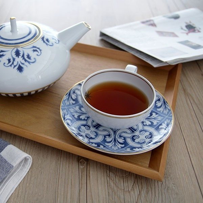 Чашка чайная с блюдцем 17 см Transatlantica Vista Alegre Виста Алегра купить Villeroy Boch Виллерой Бох