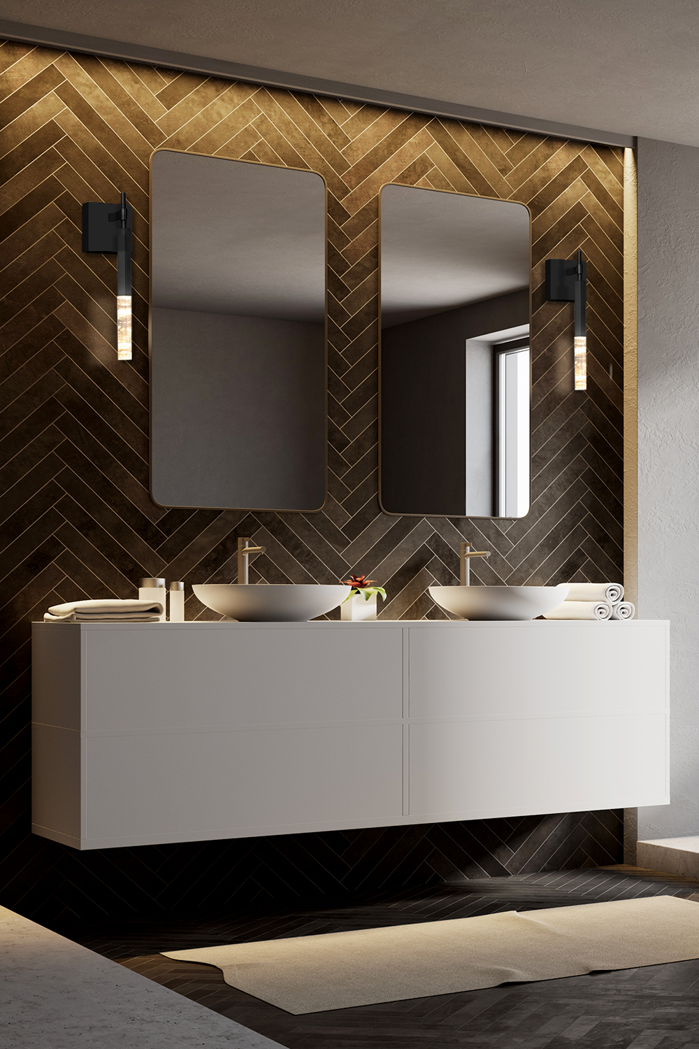 Настенный светильник Vita 1A matt black