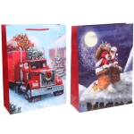 Пакет подарочный «Зимняя история» 31*42*12 см, микс