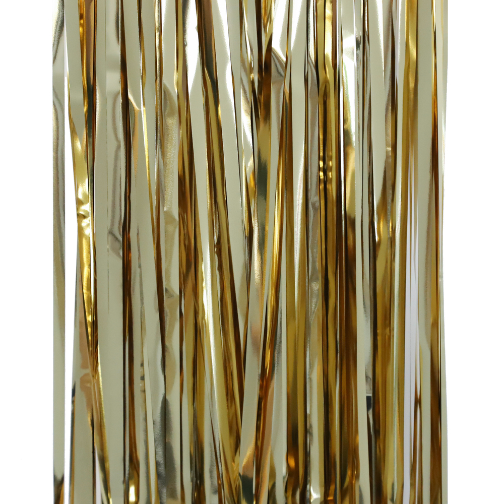 Занавес Дождик Светлое золото, Металлик, 100*200 см